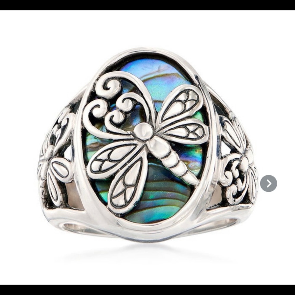 NWT Gemstone Dragonfly ring